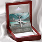 To My Nephew, Call Me, Your Aunt & I Will Make Things Possible For You - Stainless Cross Necklace with Message Card - Gift for Nephew