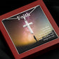 Faith is about being okay no matter how things turn out - Stainless Steel Cross Necklace - Gift for Him - Gift for Her