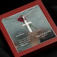 To My Soulmate, I'm So Glad You Chose Me To Be Your Forever Valentine - Stainless Cross Necklace with Message Card - Gift for Him