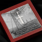 To My Nephew, Thank You For The Joy That You Bring To Me - Happy Valentine's Day - Stainless Cross Necklace with Message Card - Gift for Nephew