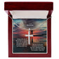 To My Soulmate, Love Is A Wonderful Adventure, & I Am Pleased To See Ours Growing With Time - Stainless Cross Necklace with Message Card - Gift for Him