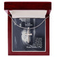 To My Soulmate, You Are One of The Blessings That I Value The Most - Stainless Cross Necklace with Message Card - Gift for Him