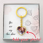 Son, You Are My Son Shine - Upload Photo Heart Keychain - Gift for Son