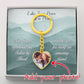 Friend, Not Sisters by Blood, but Sisters by Heart - Heart Photo Keychain - Gift for Friend