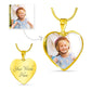 Thank You To The Woman Who Taught Me To Be The Best Version Of Myself, Who Supports Me & Showers Me With Love - Happy Mother's Day - Heart Pendant Necklace - Heart Buyer Upload with Message Card - Gift for Mom